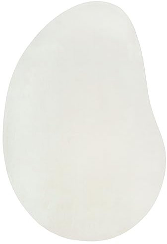 vidaXL Teppich HUARTE Kurzflor Weich & Waschbar Creme 160x230 cm