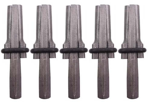 5 Stück Steinspalter Handwerkzeug, Robuste Manuelle Steinspalter Dübelkeile für Bildhauer, Gehwege, Abrissarbeiten, Hausrenovierung, M