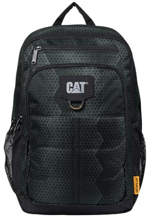 CAT Caterpillar Bennett 84184-661 Rucksack – Robuster Workwear-Style Backpack – 22L Wasserabweisende Tasche mit Laptopfach – Ideal für Handgepäck, Uni & Business – Black Streamline(Schwarz)