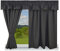Caravan Curtains Fully Lined Dark Grey in Various Sizes (44 Width x 78 Drop single door curtain)
