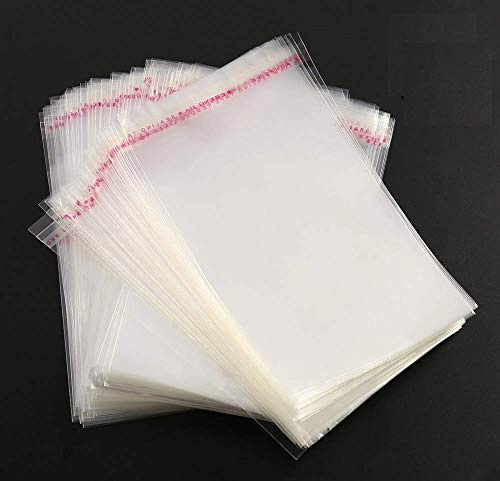LATERN 400 Piezas Bolsas De Celofán Transparente Bolsas De Tratamiento De Sellado Autoadhesivas Bolsa De Plástico Opp (3 X 5 Pulgadas)