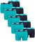 PUMA 10 er Pack Boxer Boxershorts Men Herren Unterhose Pant Unterwäsche, Farbe:796 - Aqua/Blue, Bekleidungsgröße:XXL