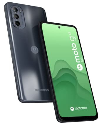 Motorola Moto g62 Smartphone débloqué 5G 64Go sans carte SIM, double carte SIM - Gris nuit Version FR
