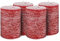 Brandsseller Stumpenkerze 4er Set 9x15 cm Weihnachtskerze Adventskranz Bordeaux