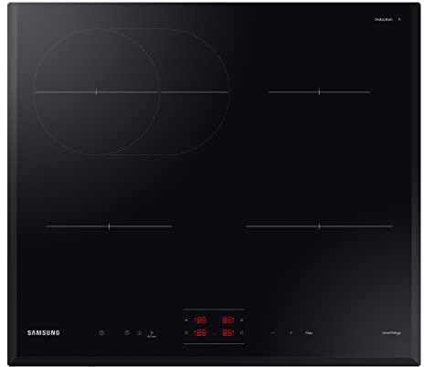 Samsung Elettrodomestici Piano a Induzione Slim Fit NZ64B4015KK, 60 cm, Mini Flex Zone, Wi-Fi, 590 x 48 x 520 mm
