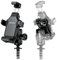 iMESTOU Motorcycle Fork Stem Phone Mount, Anti-Vibration 1 Ball Phone Holder with Anti-Theft Double Socket Arm & Fork Base Suitable for BMW, Yamaha...Motorcycles, Fits for 4.7-7.2 Cellphones