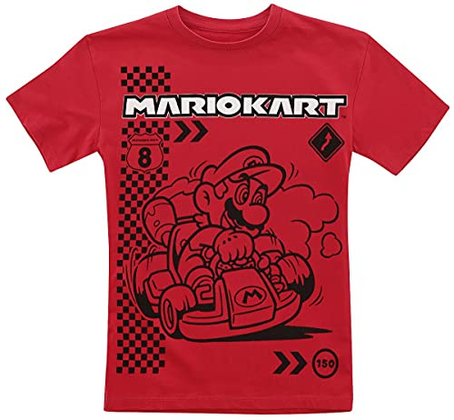 Super Mario Kids - Kart Champion Unisex T-Shirt rot Gaming, Nachhaltigkeit