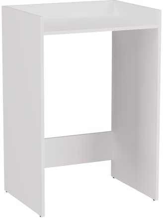 ADGO Pola NP Armadio Lavatrice Bianco - Mensola per Lavatrice 64 x 97,5 x 50 cm - Mobili Bagno Stand per Lavatrice