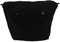 Zpoicaegn Wasserdichte feste Leinwand Einsatz Innenfutter Einsatz Reißverschluss Tasche für Obag O Bag Handtasche Tasche Schwarz, Schwarz