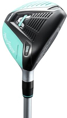 MACGREGOR V-Max Speed-Mazza da Golf Leggera Ibrida Regular Flex, Club Donna, Turchese, Taglia Unica