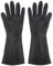 1 Pair 18 Rubber PPE Safety Gloves Heavy Duty Latex Gloves Chemical Resistant Protective Gloves Industrial Safety Work Long Gauntlets Gloves, Waterproof, Resist Strong Acid, Alkali and Oil, Non-Slip