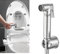 Hand-Bidet-Sprühgerät für die Toilette, Sprühaufsatz mit Schlauch für die Toilettenreinigung, Baby-Stoffwindelwascher, Edelstahlreiniger und Duschsprühgerät für Haustierbad, Badezimmer oder Toilette