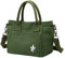 Damen Umhängetasche, große Kapazität, Canvas-, lässige Handtasche, Arbeitsklasse-Handtasche Weste Mit Taschen Kinder 128 (Green, One Size)