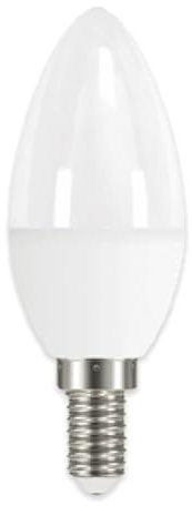 Linx C37 Candle Opal 7W LED Light Bulb - E14 Small Screw Light Bulb, 3000K Warm White, 600 Lumens, 50W Bulb Replacement, 10-Year Lifespan