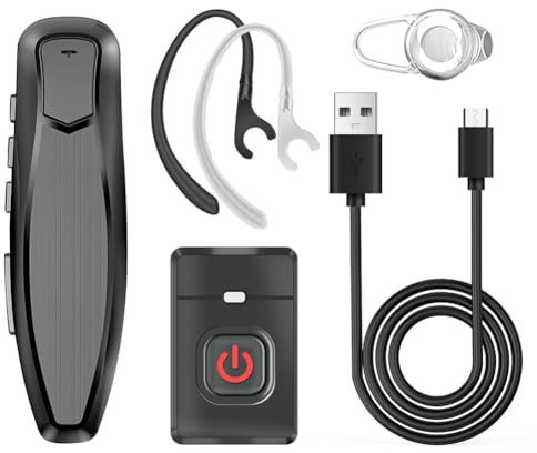 JANZU Walkie Talkie Inalámbrico Bluetooth PTT Auricular Manos K Enchufe para Micrófono -888S K5