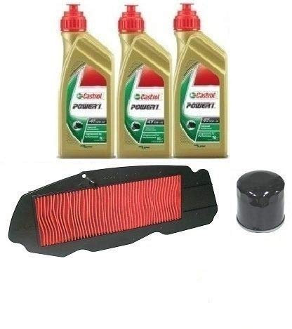 TAGLIANDO HONDA FJS 400 600 SILVER WING OLIO CASTROL 10W40 FILTRO OLIO ARIA