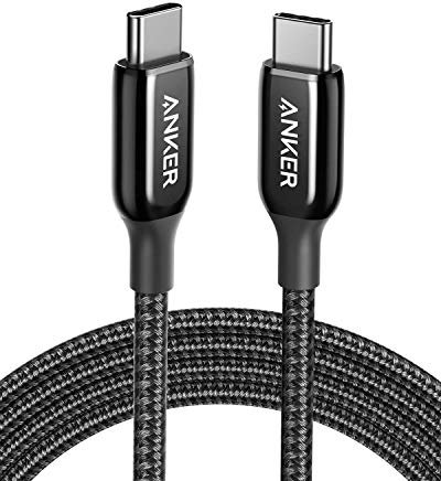 Anker USB C Cable, PowerLine+ III USB C to USB C (6ft) USB-IF Certified Cable, 60W Power Delivery PD Charging for Apple MacBook, iPad Pro 2020, iPad Air 4, Google Pixel 4a, and More Type-C Devices