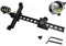 ZSHJGJR Compoundbogen Visier Single Nadel Pin Bogen Anblick 4 Fach Linse Jagdvisier Compound Bogen Zubehör (Schwarz)