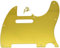 Dopro Schlagbrett für Tele Gitarre, 8 Löcher, passend für USA/Mexikanische Fender Telecaster, Goldspiegel