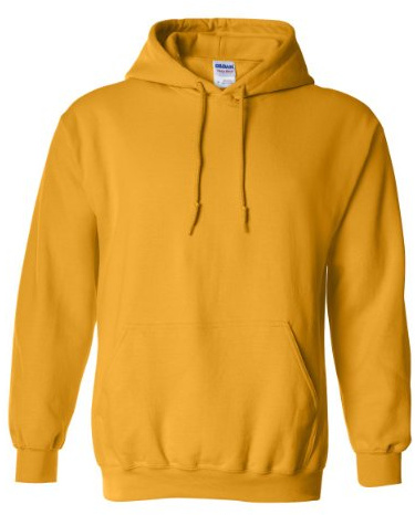Hooded Pullover Sweat Shirt Heavy Blend 50/50(Gold)