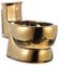 Cabilock Wc Förmigen Tasse Wc Kaffee Becher Lustige Kaffee Becher Getränke Tasse Becher Keramik Kaffee Tasse Große Lustige für Männer Und Frauen Goldene 400ML
