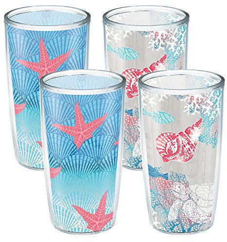 Tervis Ocean Life Impressions Collection - Bicchiere isolante in Tritan trasparente