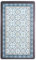 Thedecofactory Tapis de Cuisine Carreaux de Ciment, 45cm x 75cm, Cadre Bleu Gris