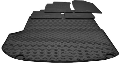 Mattenprofis Gummimatten + Gummi Kofferraumwanne Set kompatibel mit Kia Proceed mit Subwoofer ab Bj.2018 GKK