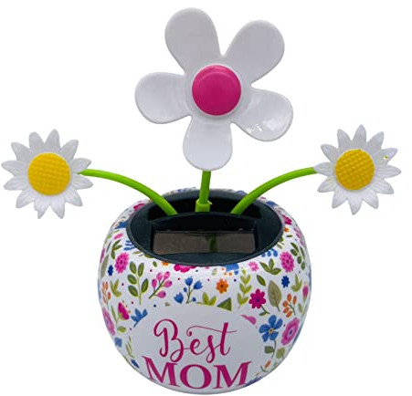Yajimsa Voiture Figurine Gadget Voiture Interieur, Plastique Nouveauté Figurine Voiture Qui Bouge La Tete, Cadeaux Décoration Voiture Solaire, pour Voiture, À La Maison Ou Au Bureau