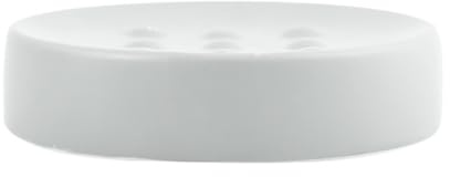 Spirella Porte Savon Céramique Tube-Matt Blanc Mat