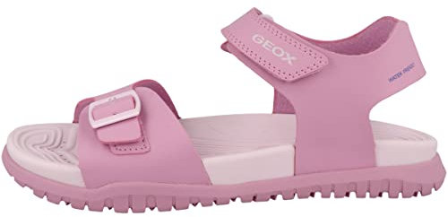Geox J Sandal Fommiex Gir, Dk Pink Lt Lilac, 31 EU