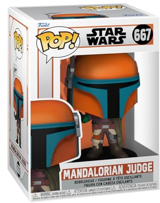 Funko POP! Vinyl: Star Wars: the Mandalorian S9 - the Judge Macaroon - Collectable Vinyl Figure - Gift Idea - Official Merchandise - Toys for Kids & Adults - TV Fans - Model Figure for Collectors