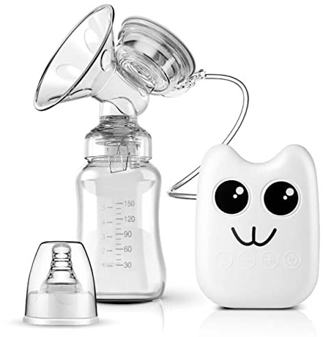 Sacaleches Eléctricos portátil, Compatible con Biberón y Contenedor de Leche. Extractor de Leche Portátil de Silicona libre de BPA, Ideal para Madres durante la Lactancia y Maternidad.