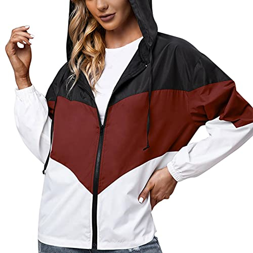 Regenjacke Damen Atmungsaktiver Windbreaker Mit Kapuze Atmungsaktiv Regen Für Radfahren Wandern Leichte Jacke Mit Kapuze Wasserdichter Regenmantel Für Damen Freizeitjacke
