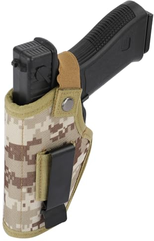 Gürtelholster,Waffenholster,Pistolen Holster, Gürtelholster Taktische Pistolenholster,Concealed Carry with Metal Clipp,für Klein und Großpistolen Rechts und Linkshänder,Gürtelholster für Pistolen,MC