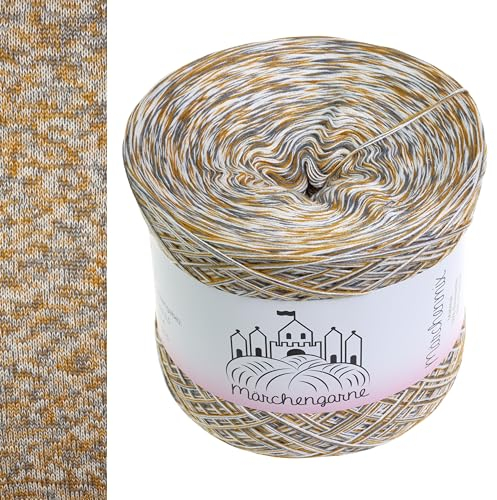 Farbverlaufsgarn Meliert 300g - 1140m 4 fädig Bobbel Wolle handstrickgarn stricken häkeln (Hölzern)