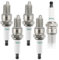 VooGenzek 5 Piezas F7TC Bujías para Motosierra, Bujía F6TC / F7TC Reemplazo, Bujía para Desbrozadora, para GX120 GX200 GX240 Go Kart Mini Bike Tillage Polishing Machine 168F
