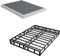 Vehowy Boxspringbett, Queen-Size-Bett, 17,8 cm, einfach zu montieren, robuste Matratzenfundament, stabiles Metallbettgestell
