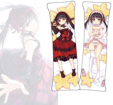FDSAD Anime Kissenbezüge Date a Live Tokisaki Kurumi Anime Körper Kissen Dakimakura doppelseitiger Körperkissenbezug