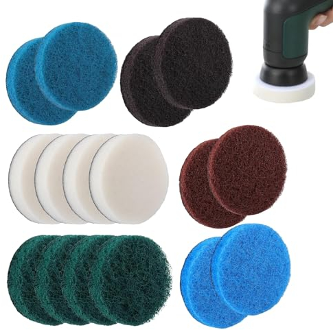 DMNQ 16 Stück ReinigungsbüRste für Bosch,Universal Brush Kompatibel Bosch,BüRste für Bosch Geeignet zum Entfernen Hartnäckiger Verschmutzungen und zum Reinigen von Küche, Glas, Böden Usw.