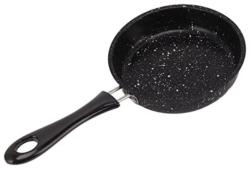 Sartén Antiadherente, Juego de Sartenes de Conducción Rápida de Calor, Sartén Antiadherente de Acero Inoxidable con Mango Ergonómico para Cocinar en Casa, Uso en (12CM)