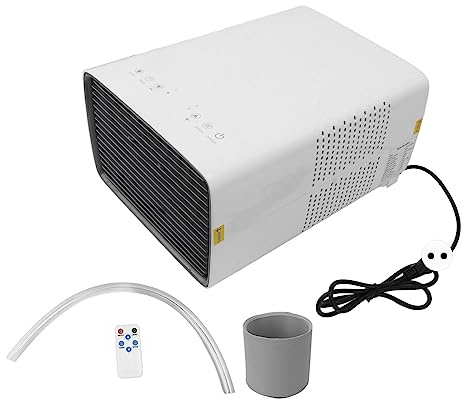 Climatiseur portable tout-en-un à économie d'énergie, silencieux et puissant pour petites pièces, ABS blanc 352.7oz