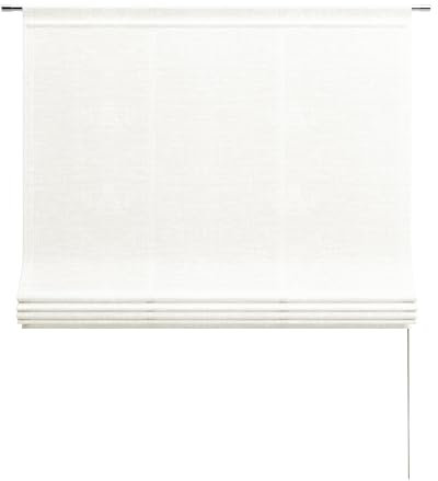 Neutex for you! Allure Raffrollo, Vorhang, Gardine, 140 x 140 cm (H/B), Made in Germany, Oeko-Tex Standard 100, Transparent Creme