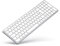 Teclado inalámbrico Bluetooth para Apple Mac OS, diseño QWERTY, Soporte Plegable, batería Recargable de 90 días, Teclas de Tijera para Escritura precisa, Compatible con iMac/Mac Mini/MacBook Laptop