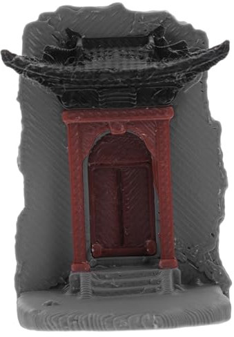 STOBOK Décoration De Mini Aquarium Architecture Chinoise Ornements De Jardin Zen Pour Bureau Et Maison Statue Créative Idéale Pour Décor Intérieur