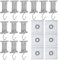 JKOISL Kederleisten Haken, 18 Set Markisen Zubehör 5/6mm und 7/8mm, Wohnmobil Zubehör kederhaken Markise Vorzelt Zubehör für Wohnmobil, Wohnwagen, Camping Zelt