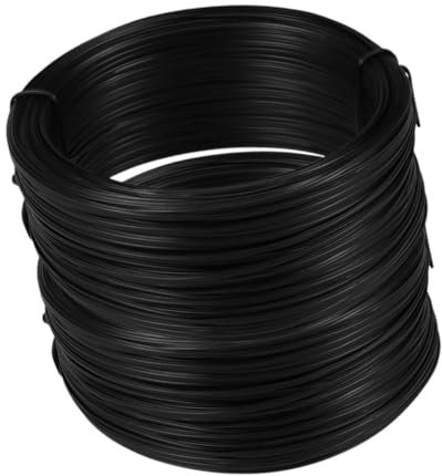 DOITOOL 2stücke Bewehrungsdraht-Spule Bindedraht Biegsamer Draht Zum Basteln Schwarzer Draht Für Gartenarbeit Und Handwerk