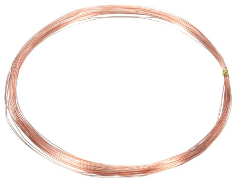 sourcing map 99.99% 28 Gauge 0.3mm Pure Copper Wire 10m/33 ft Soft Craft Copper Wire Tarnish Resistant Jewelry Wire for Jewelry Making Beading DIY Crafts Supplies, Copper