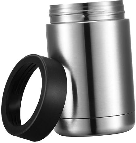 Amosfun 12oz Latas De Refrigeración Lata De Vacío Vaso De Cerveza Fría Para Exteriores De Vaso Frío