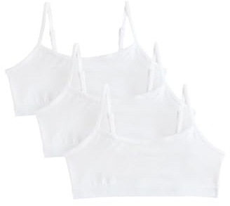 NEXT Mädchen 3er-Pack verkürzte Trägertops